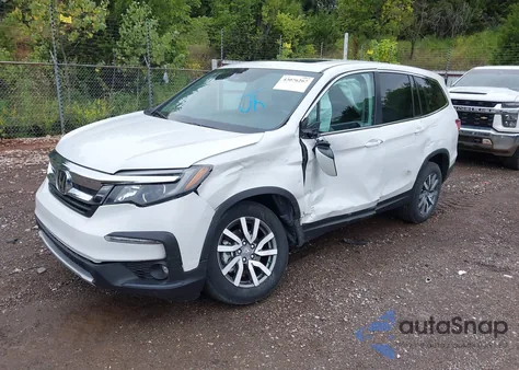 2022 Honda Pilot Awd Ex-L z USA, uszkodzony, nr VIN 5FNYF6H52NB020795